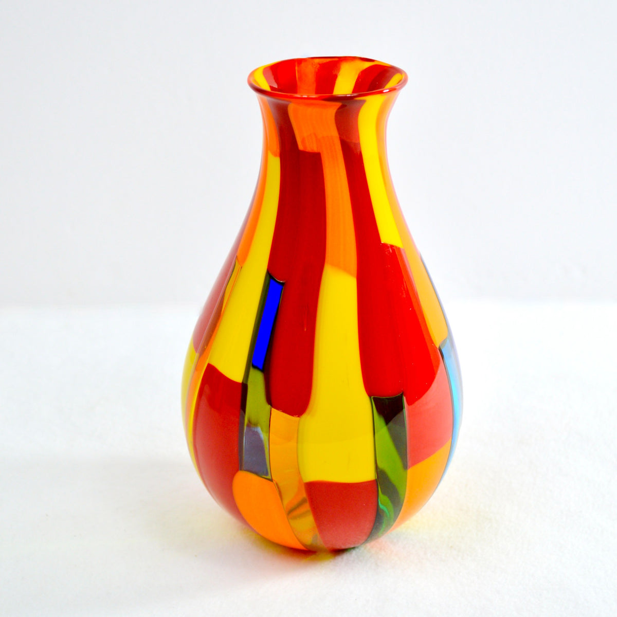 Murano Glass Pazzia Flower Vase, Made in Italy - My Italian Decor