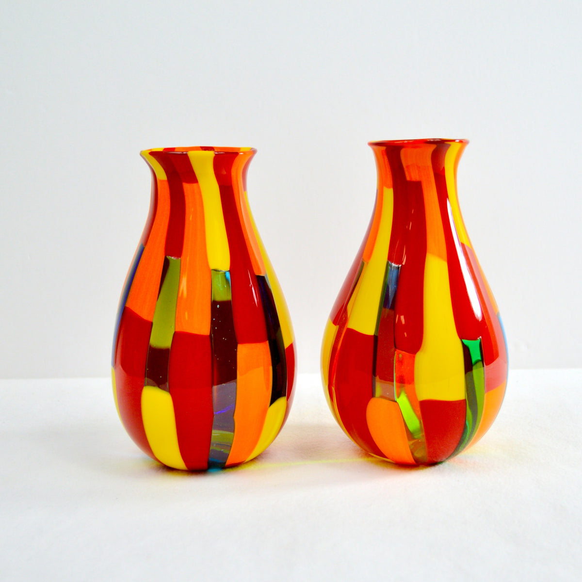 Murano Glass Pazzia Flower Vase, Made in Italy - My Italian Decor
