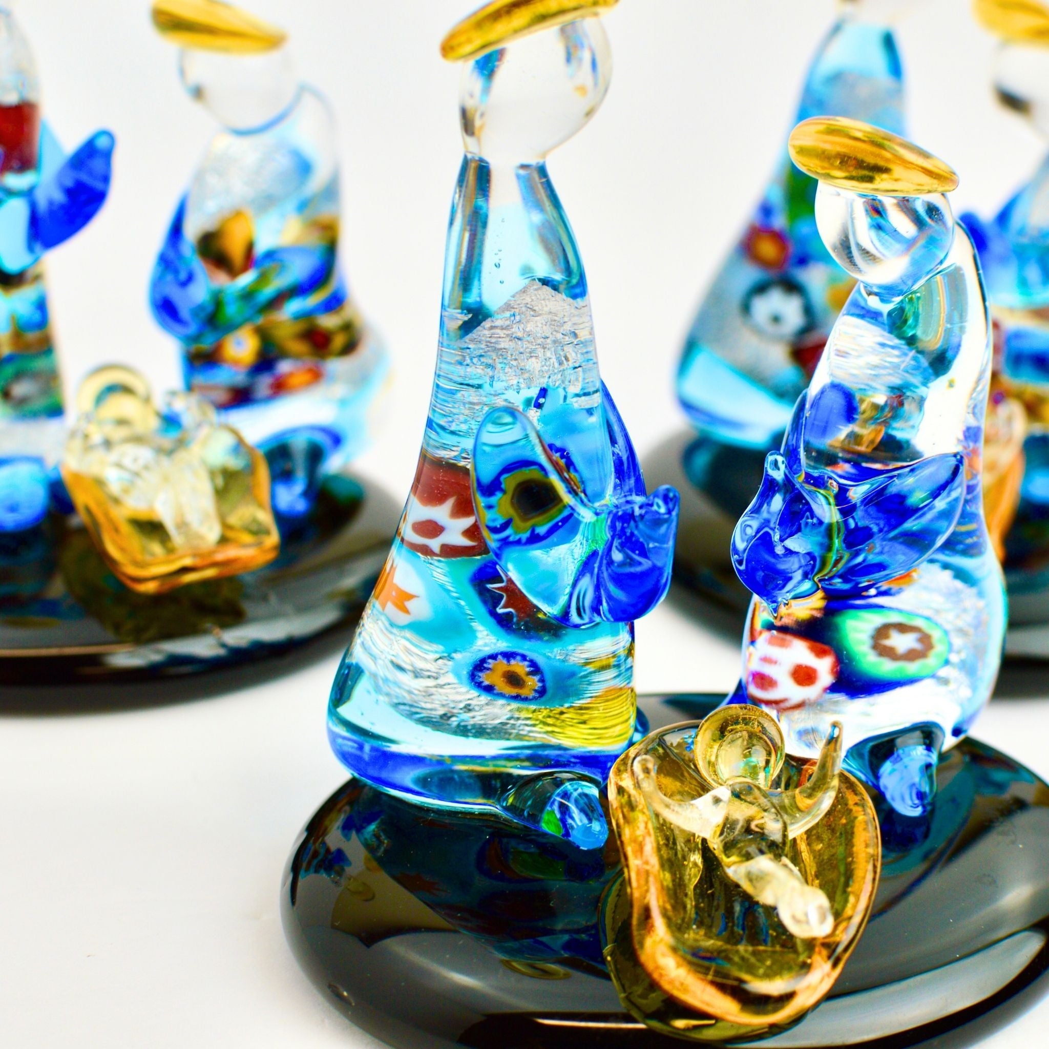 Murano Glass Nativity Scene, Made in Italy - My Italian Decor