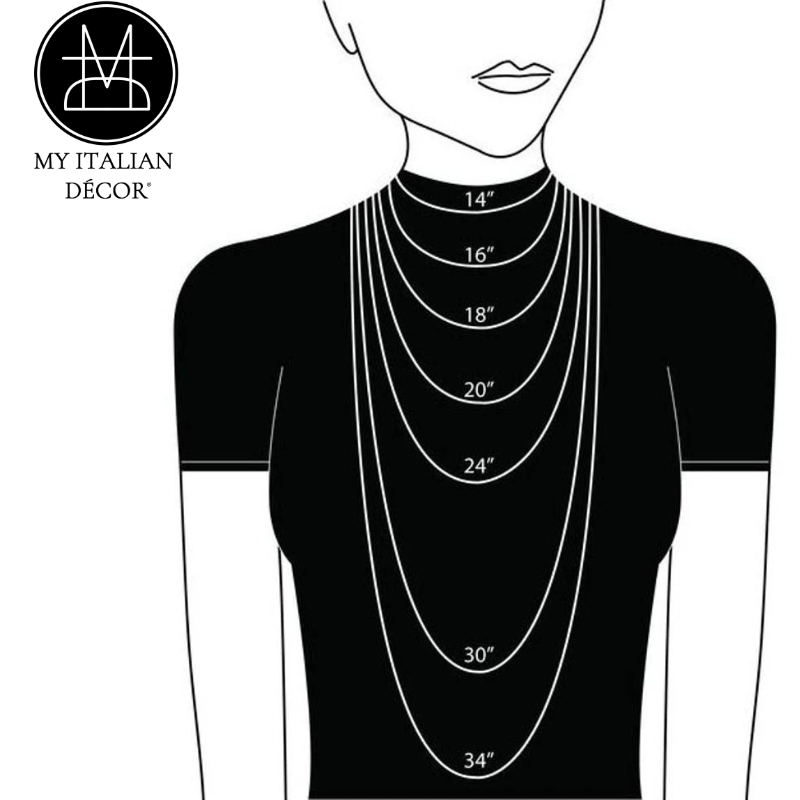 Beaded Millefiori Necklace - Black - Murano Glass
