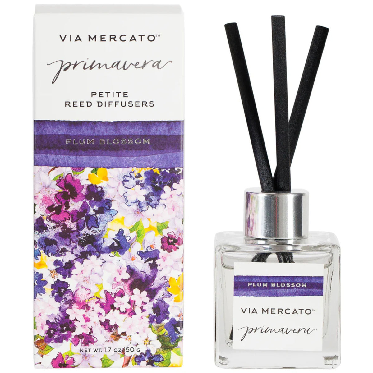 Via Mercato Seasonal Reed Diffusers, Made in Italy