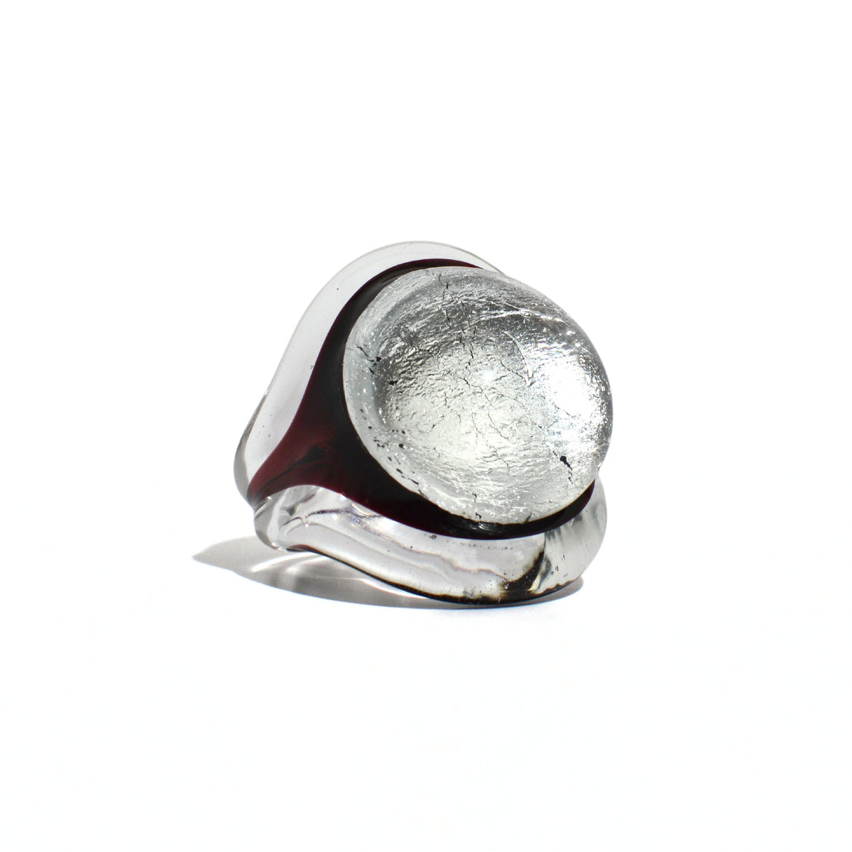 Murano Glass Occhio Statement Rings, Made in Italy