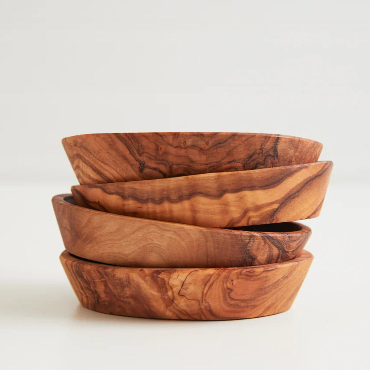 Italian Olivewood Aperitivo Bowls - Set of 4 - My Italian Decor