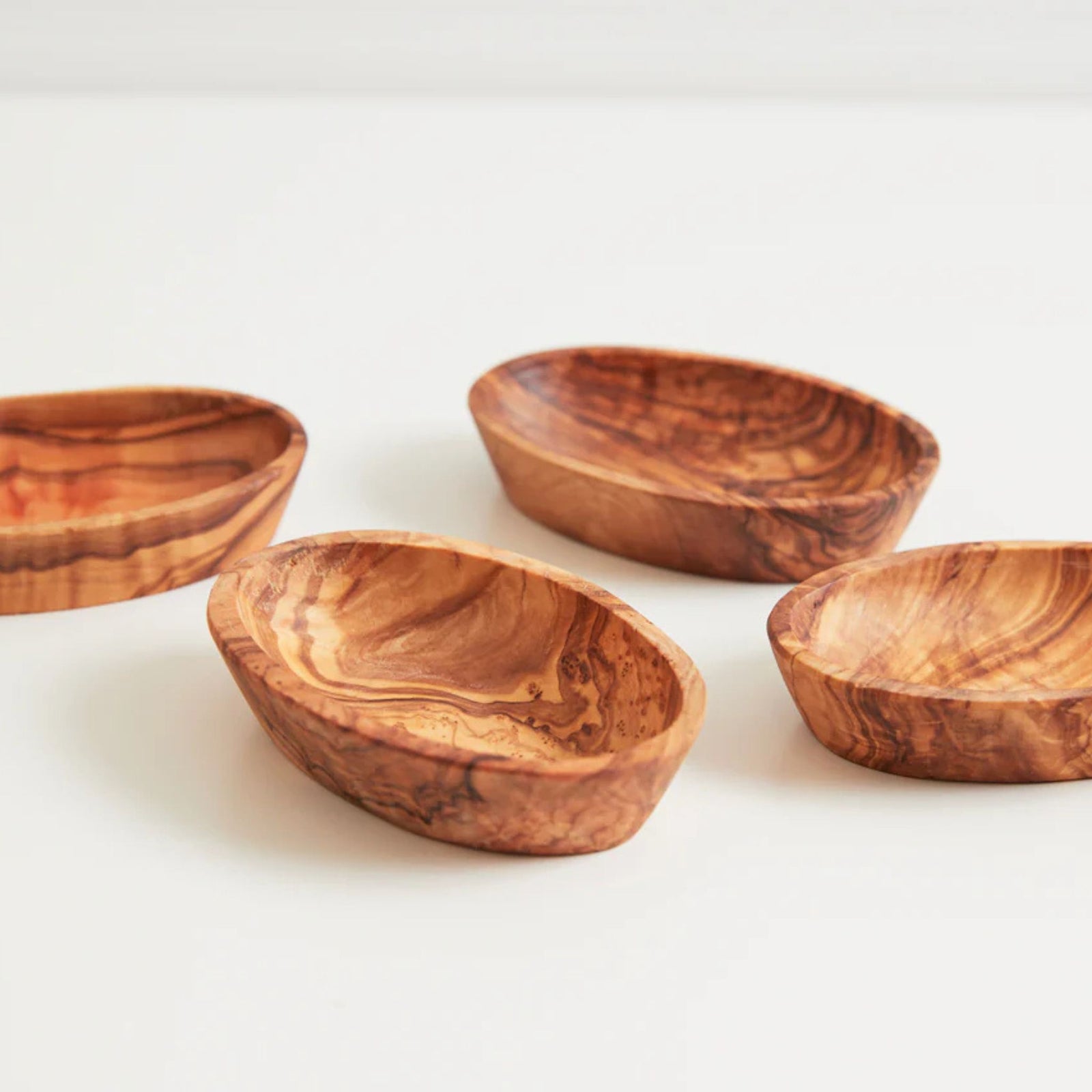 Italian Olivewood Aperitivo Bowls - Set of 4 - My Italian Decor