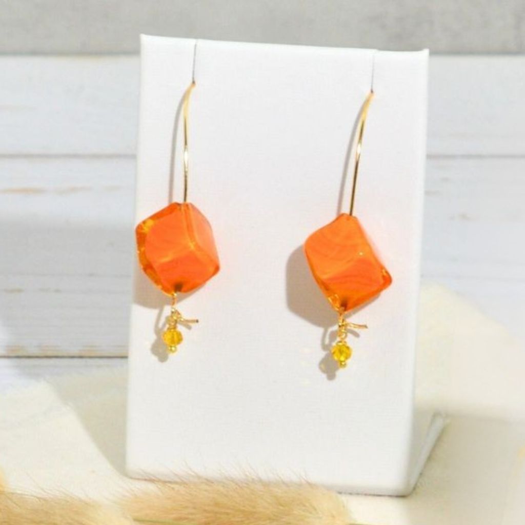 Murano Glass Dolce Earrings, Handcrafted in Italy