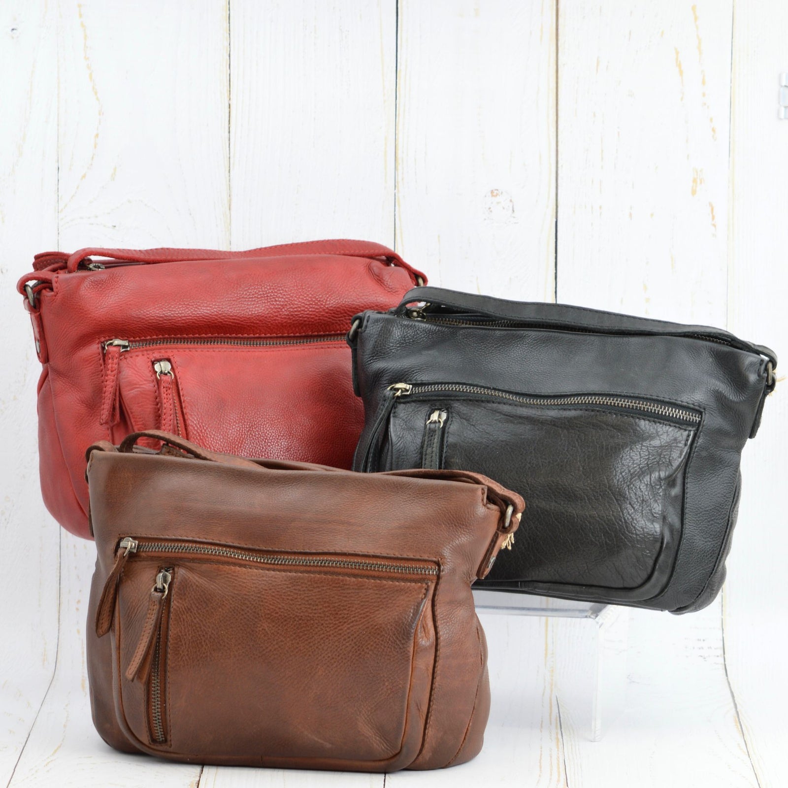 Palermo Italian Leather Crossbody Bag - My Italian Decor