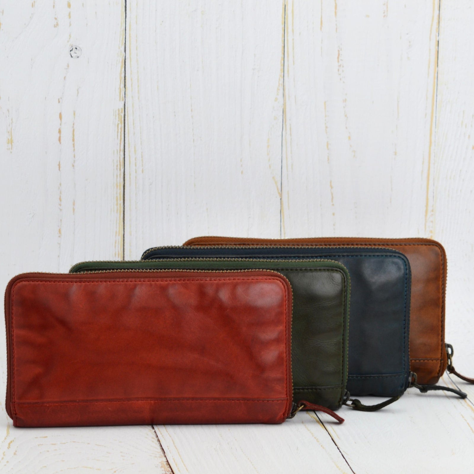 Parma Zip-around Italian Leather Wallet - My Italian Decor