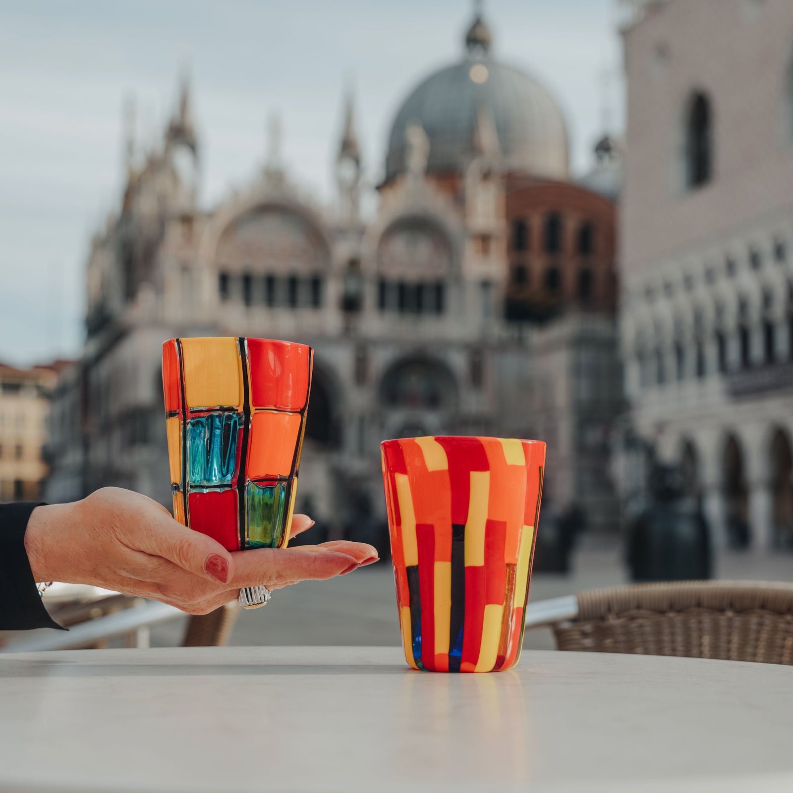 Murano Glass Pazzia Drinking Glass, Made in Murano, Italy - My Italian Decor