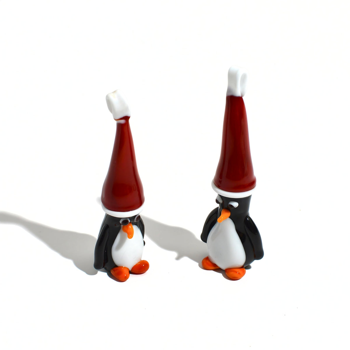 Murano Glass Penguin Figurine/Ornament Set of 2