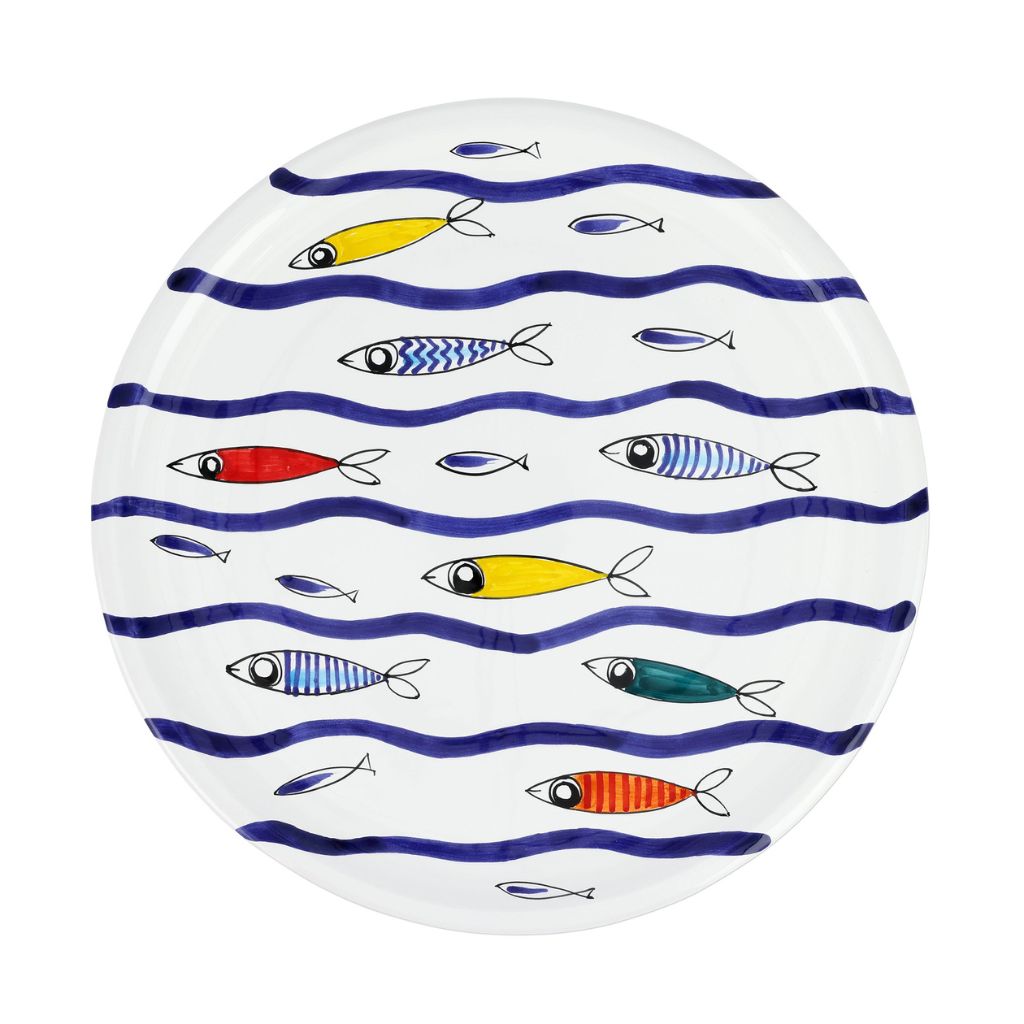 Pesce Pazzo Round Platter - My Italian Decor