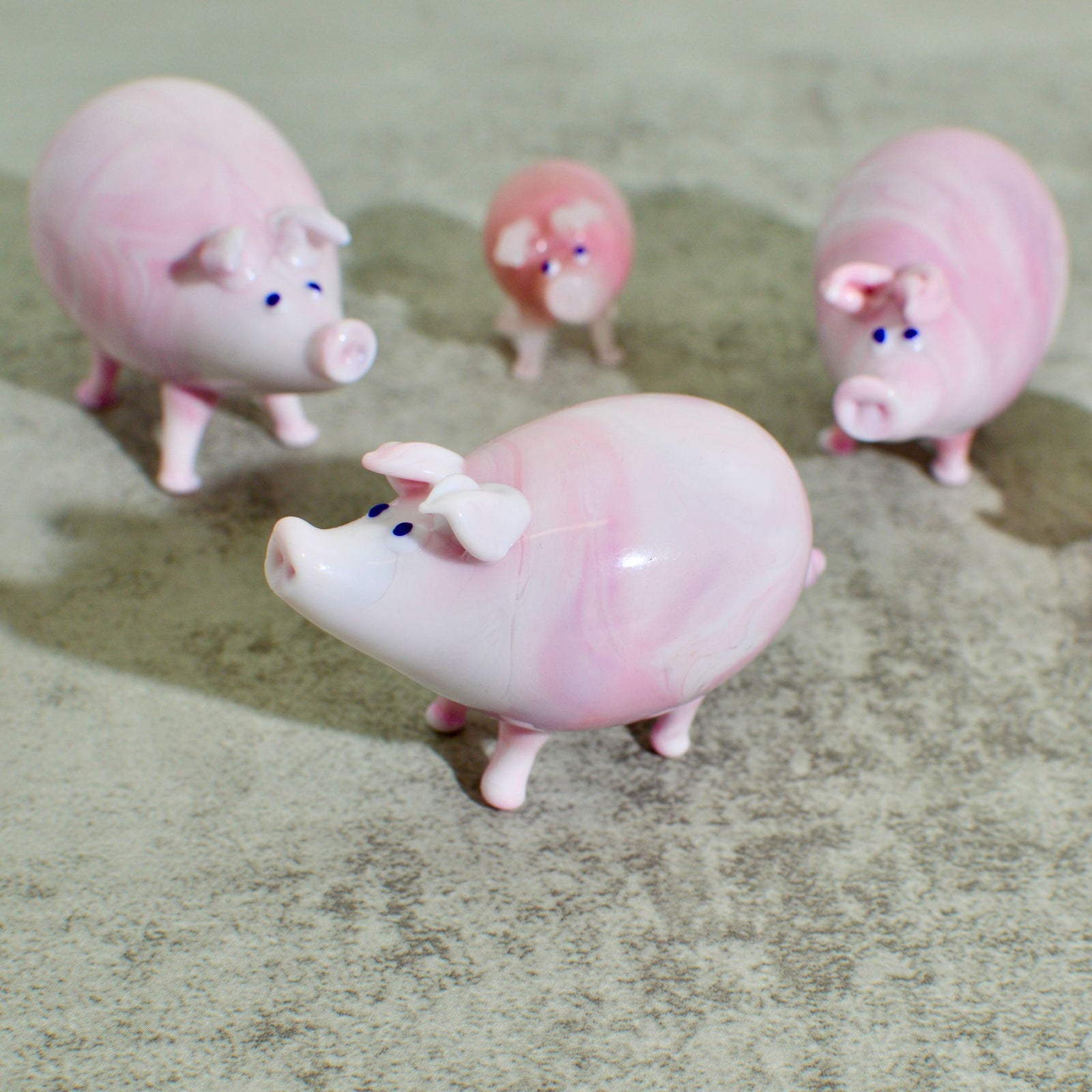 Murano Glass Pig, Glass Sculpture Figurine, Made in Italy - My Italian Decor