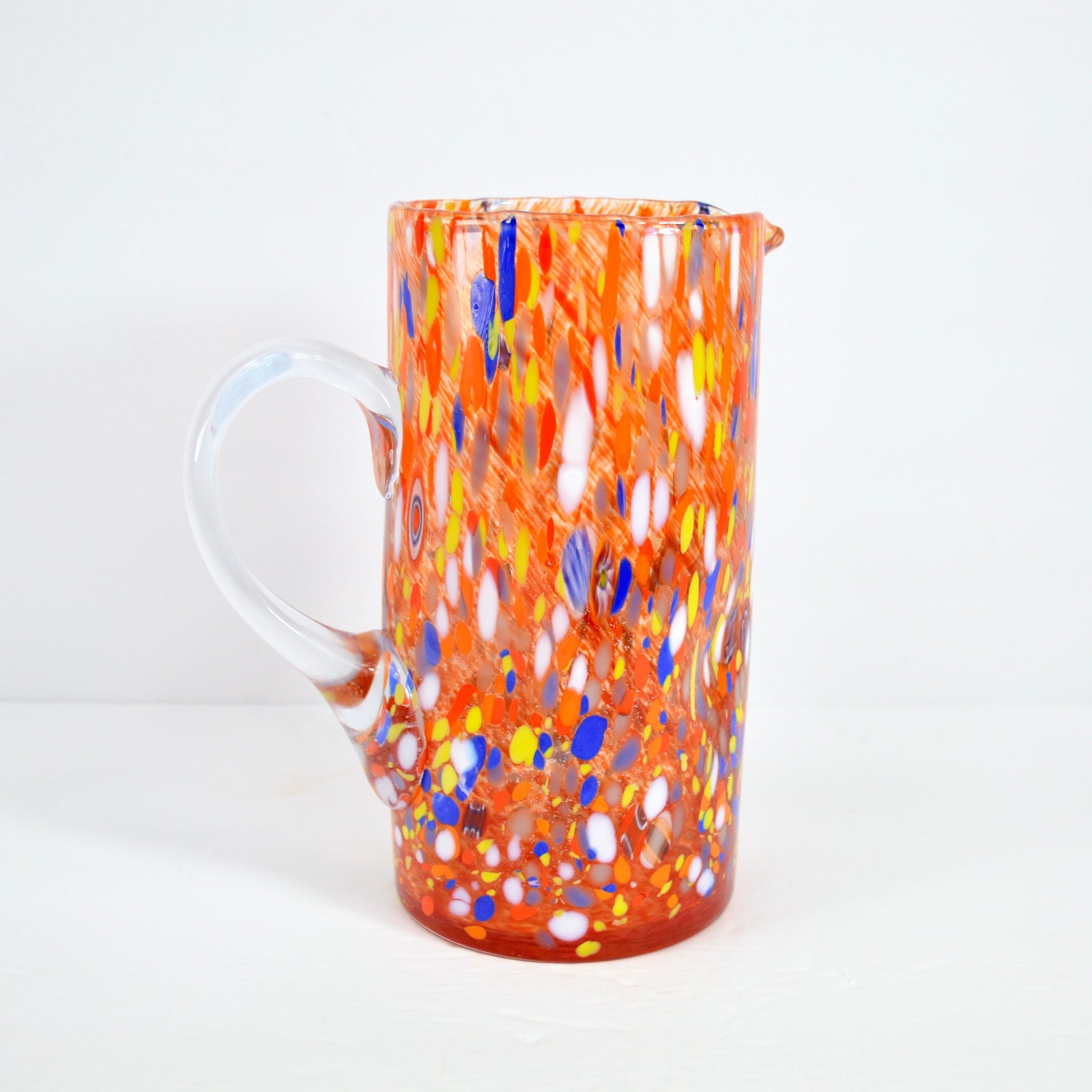 Franco Murano Glass Pitcher, Made in Italy - My Italian Decor