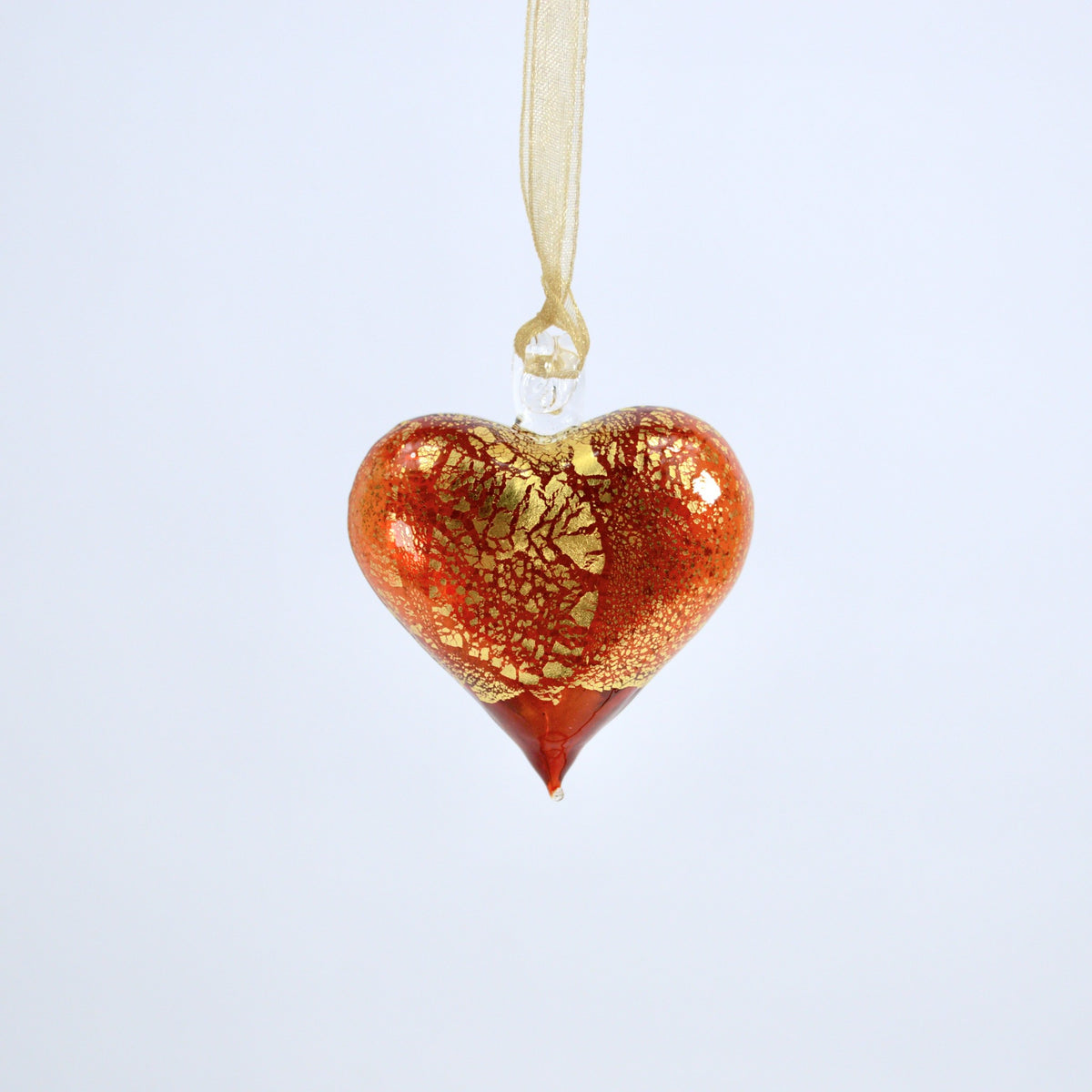 Murano Glass Small Heart Ornament, Multiple Colors, Made in Italy - My Italian Decor
