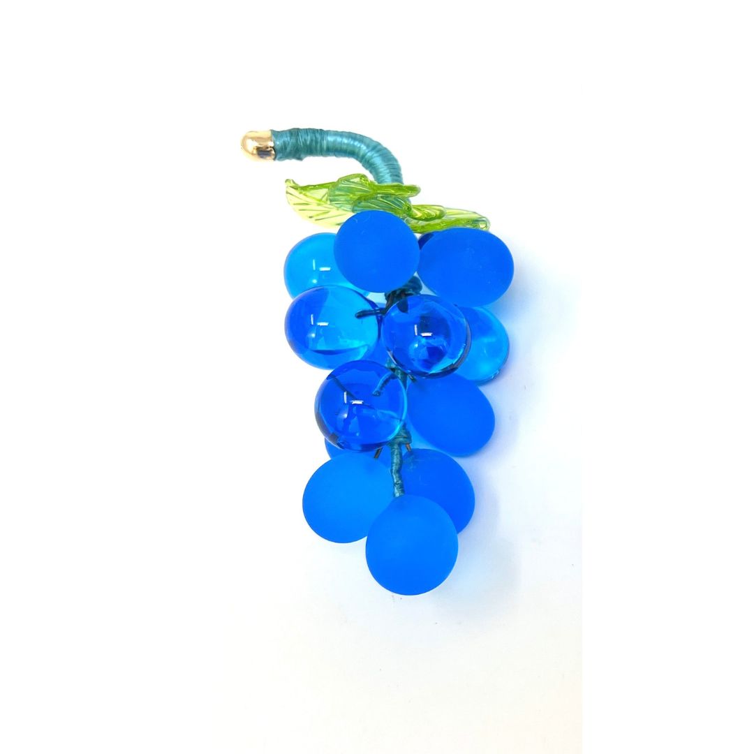 Murano Glass Solid Grape Cluster, Small, Multiple Colors, Made in Italy - My Italian Decor