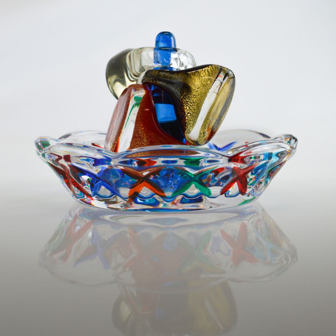 Crystal Ring Holder - Blue, Orange, or Green - Made in Italy - My Italian Decor