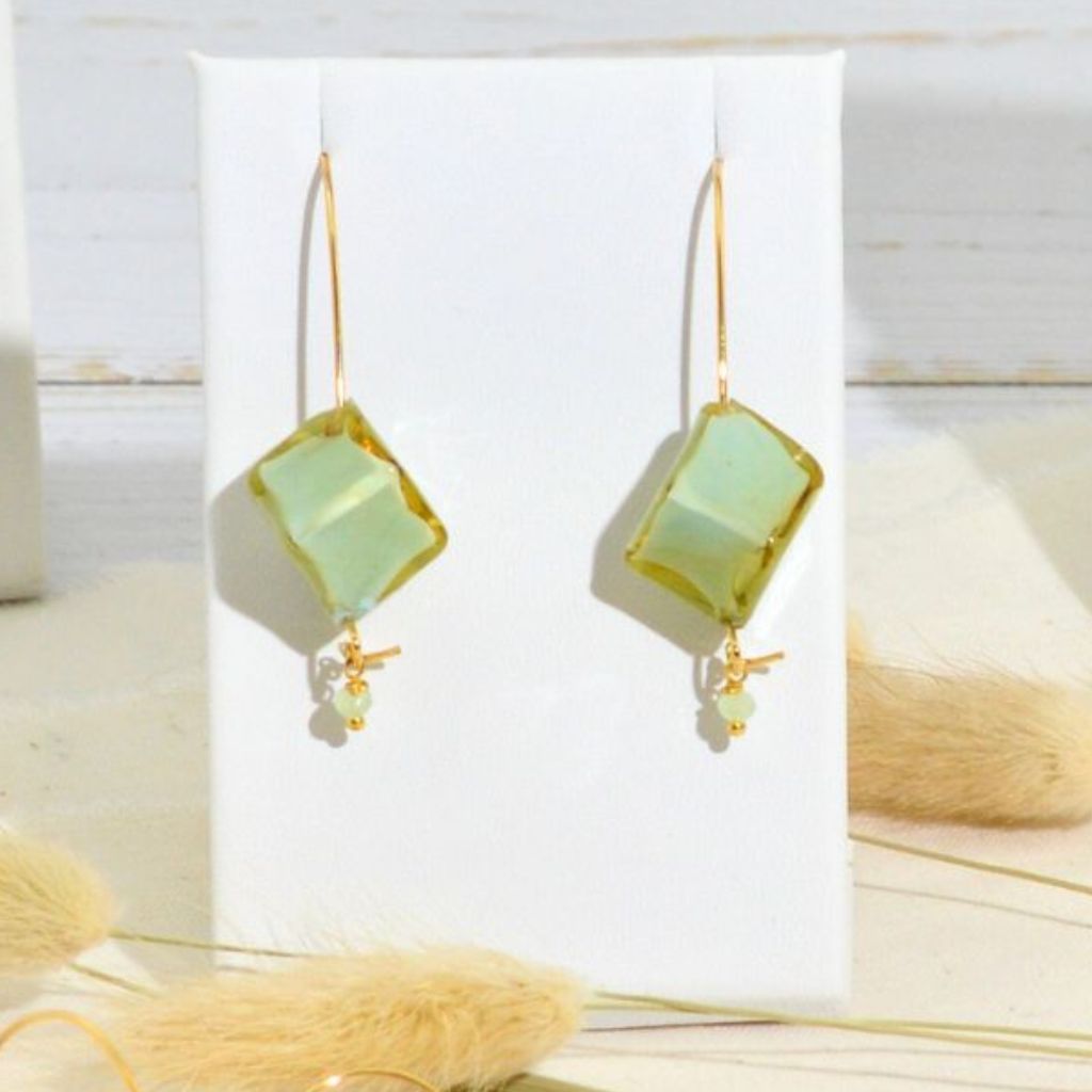 Murano Glass Dolce Earrings, Handcrafted in Italy