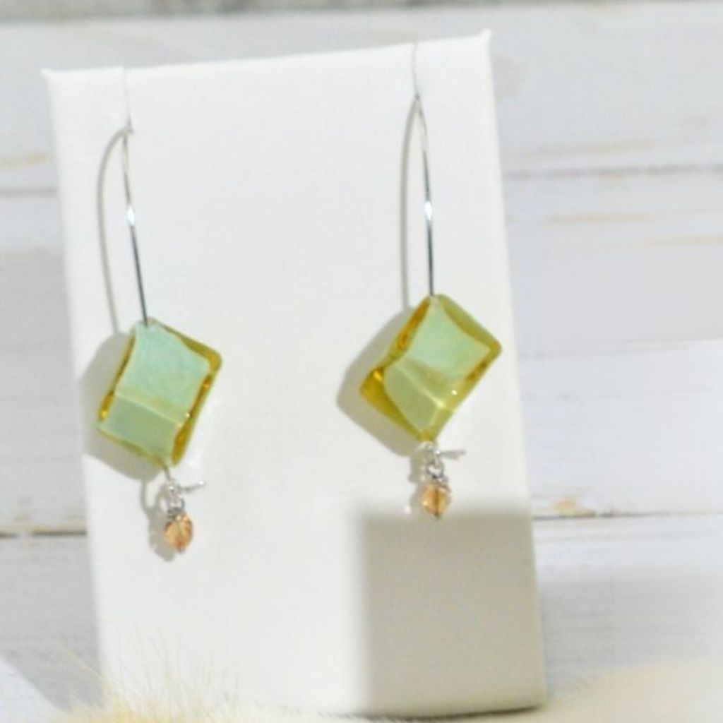 Murano Glass Dolce Earrings, Handcrafted in Italy