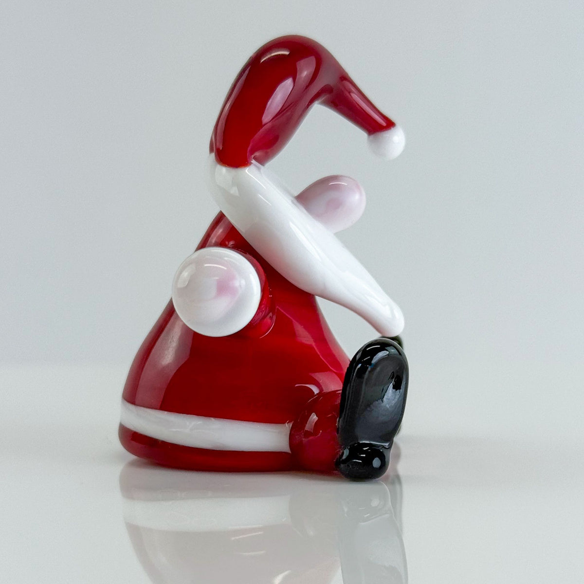 Murano Glass Santa Figurines, Made in Italy