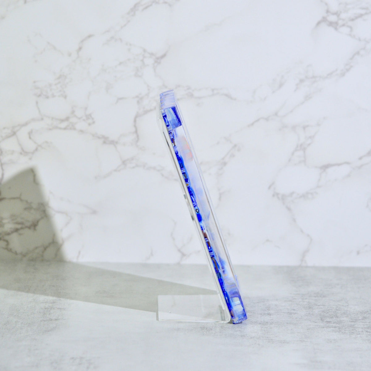 Blue Murano Glass Millefiori 5&quot; x 7&quot; Photo Frame, Made in Italy - My Italian Decor