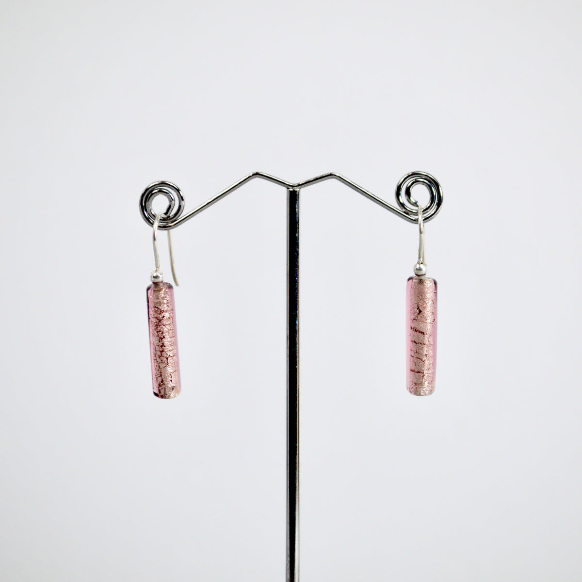 Siena Pendant Necklace &amp; Earrings Set, Dusty Rose, Handmade In Italy - My Italian Decor