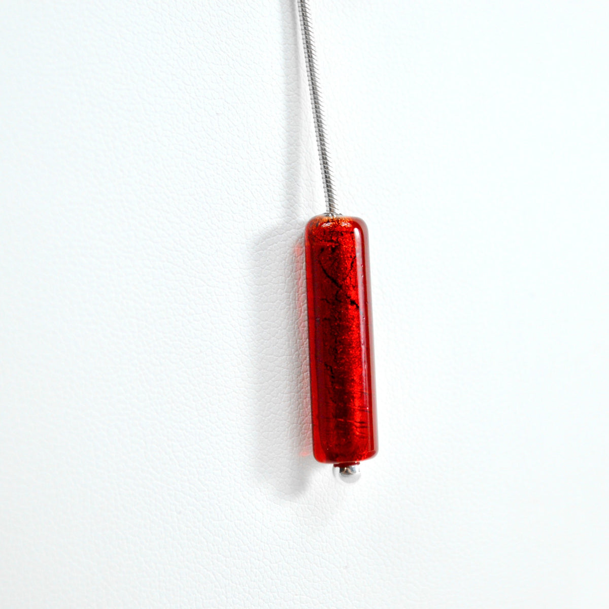 Siena Pendant Necklace &amp; Earrings Set, Red, Handmade In Italy - My Italian Decor