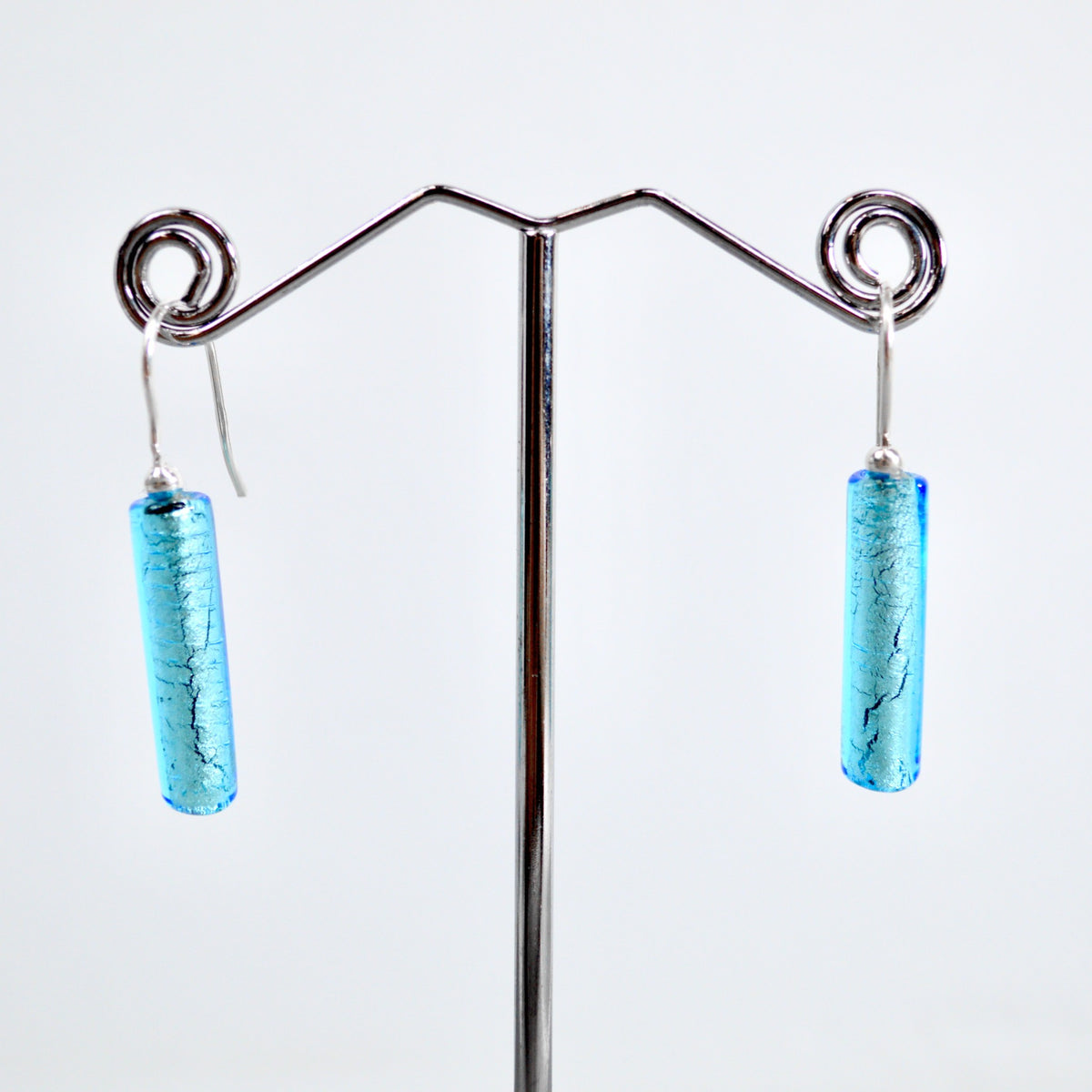 Siena Pendant Necklace &amp; Earrings Set, Sky Blue, Handmade In Italy - My Italian Decor