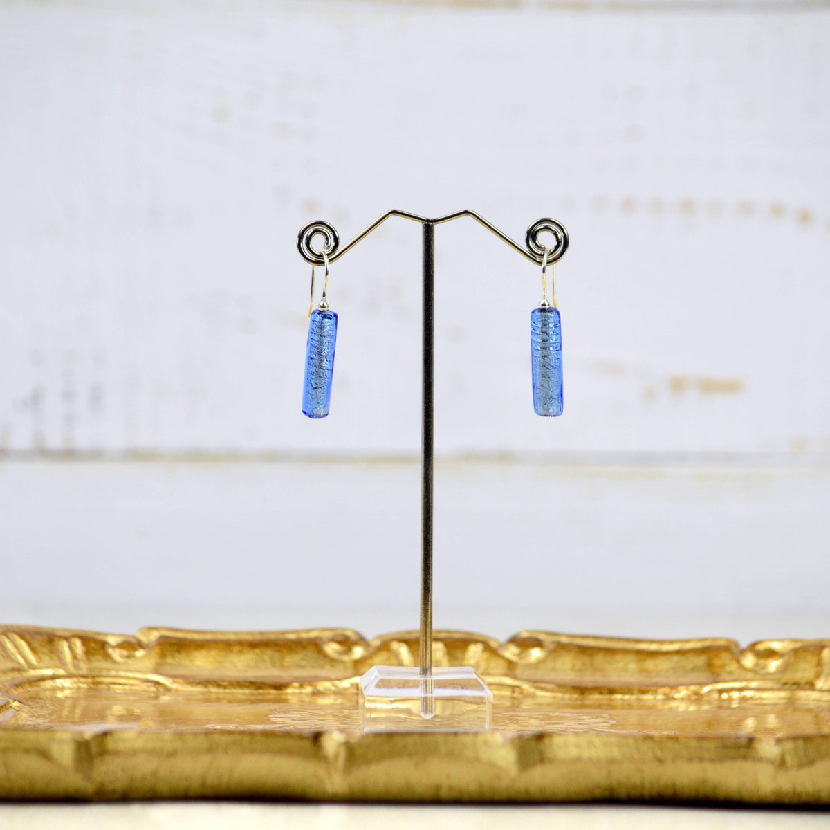 Siena Pendant Necklace &amp; Earrings, Sky Blue, Handmade In Italy - My Italian Decor