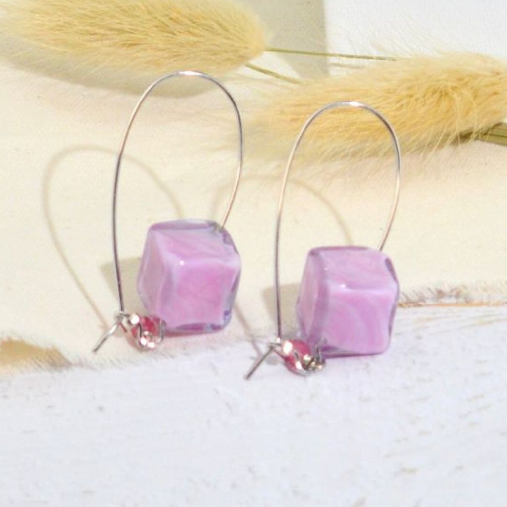 Murano Glass Dolce Earrings, Handcrafted in Italy