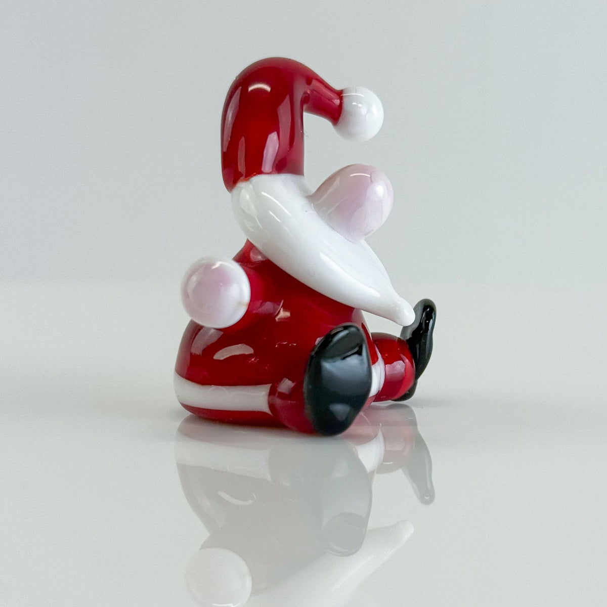 Murano Glass Santa Figurines, Made in Italy