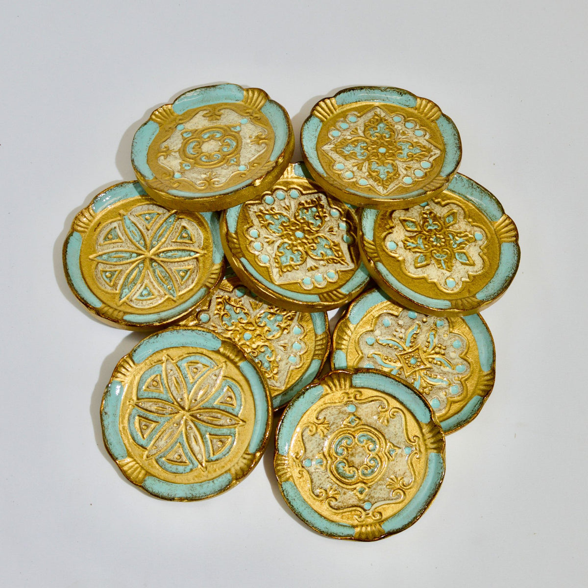 Florentine Wood Coasters Sets