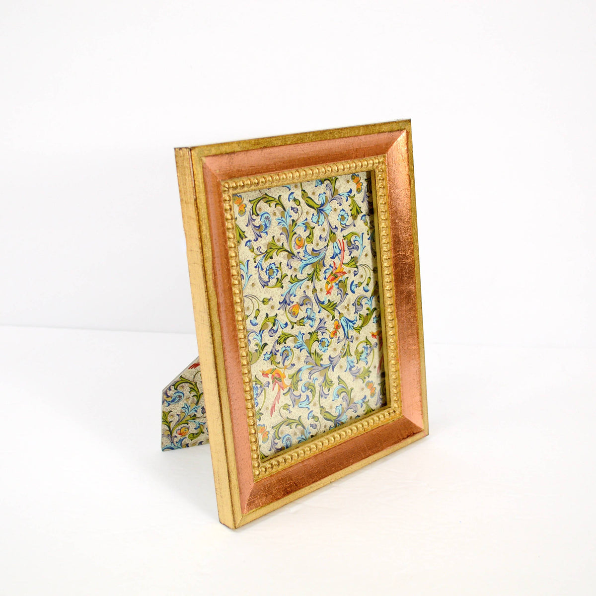 Italian Florentine Carved Wooden Photo Frame, Copper - My Italian Decor