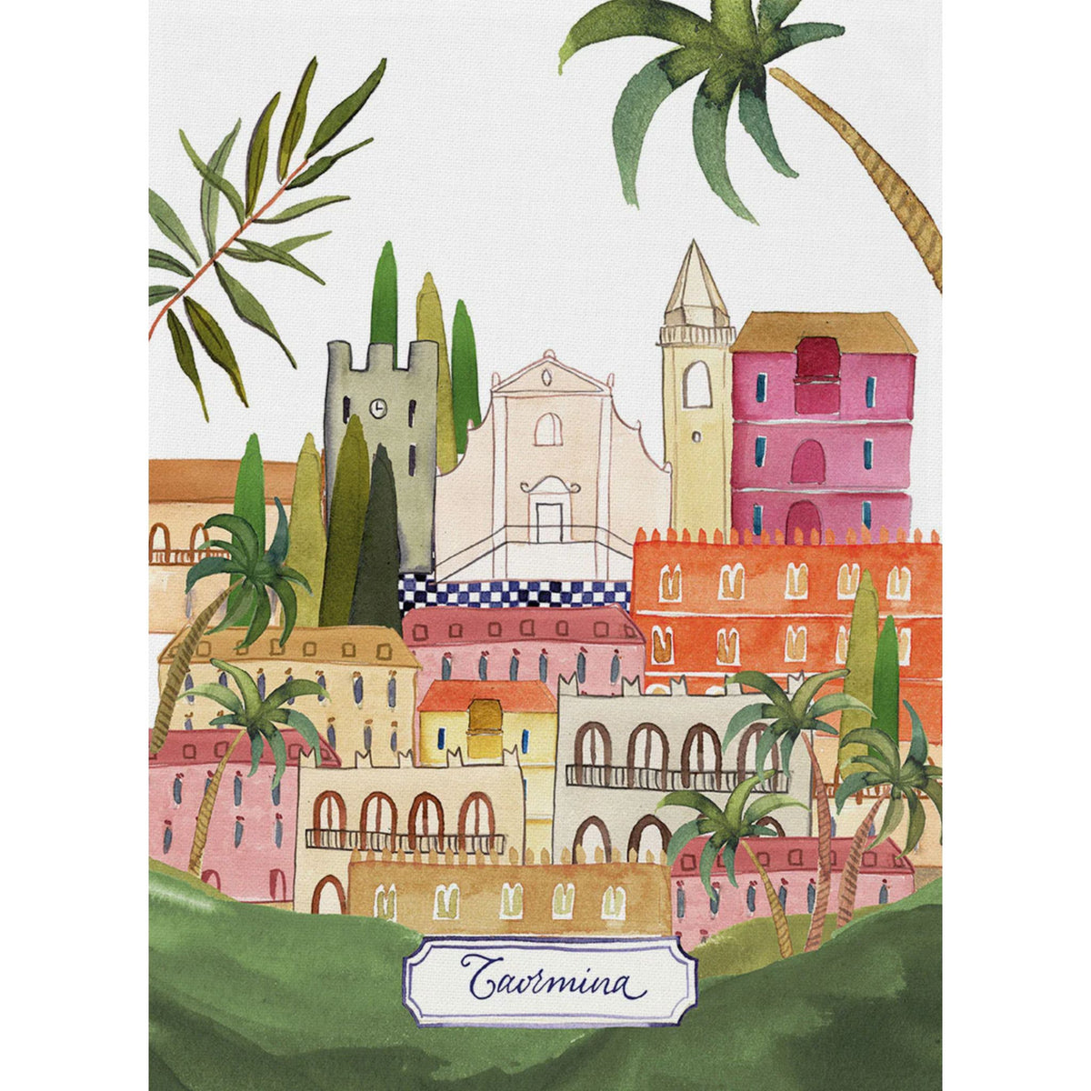 Bell&#39;Italia Kitchen Towel, 100% Linen, Made in Italy