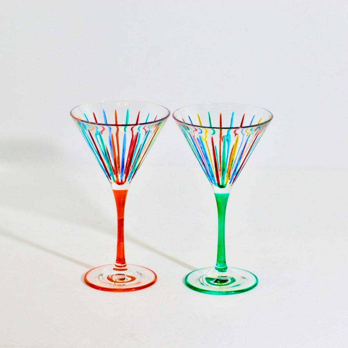 Timeless Martini Glasses, Set of 2, Made in Italy