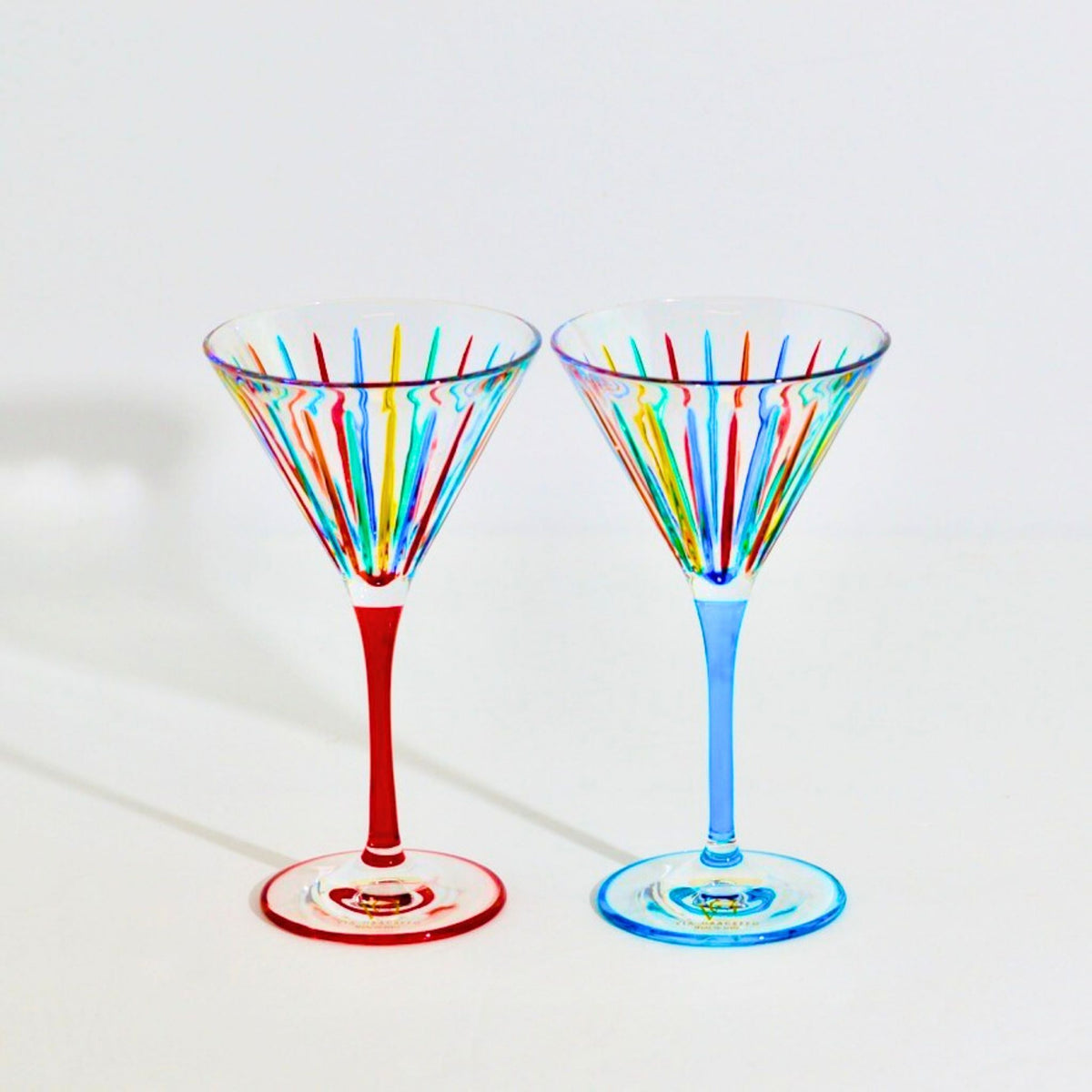 Timeless Martini Glasses, Set of 2, Made in Italy