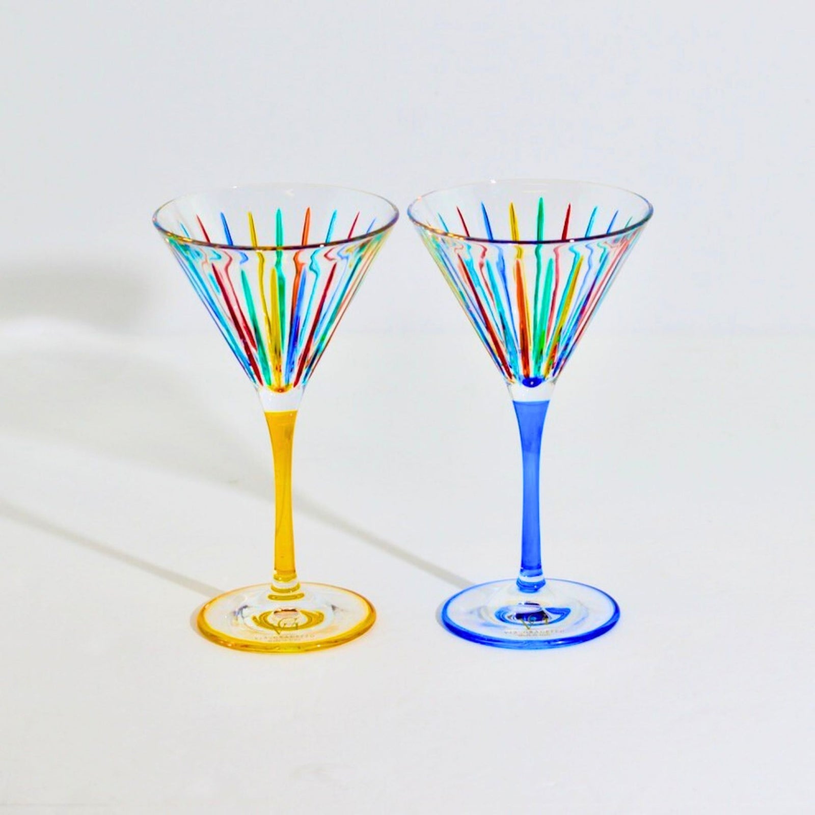 Timeless Martini Glasses, Set of 2, Made in Italy - My Italian Decor