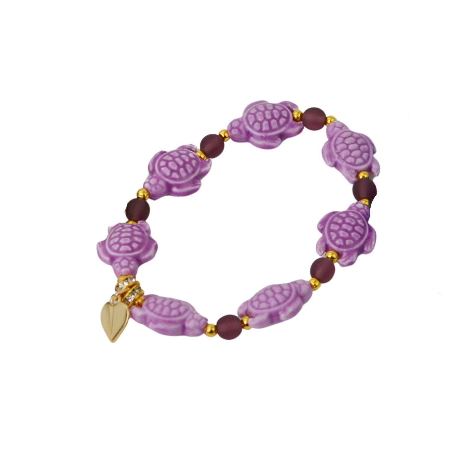 Ceramic Turtle Bracelet made in Murano, Italy, featuring a handcrafted turtle design on a sandy-colored bracelet from MyItalianDecor.