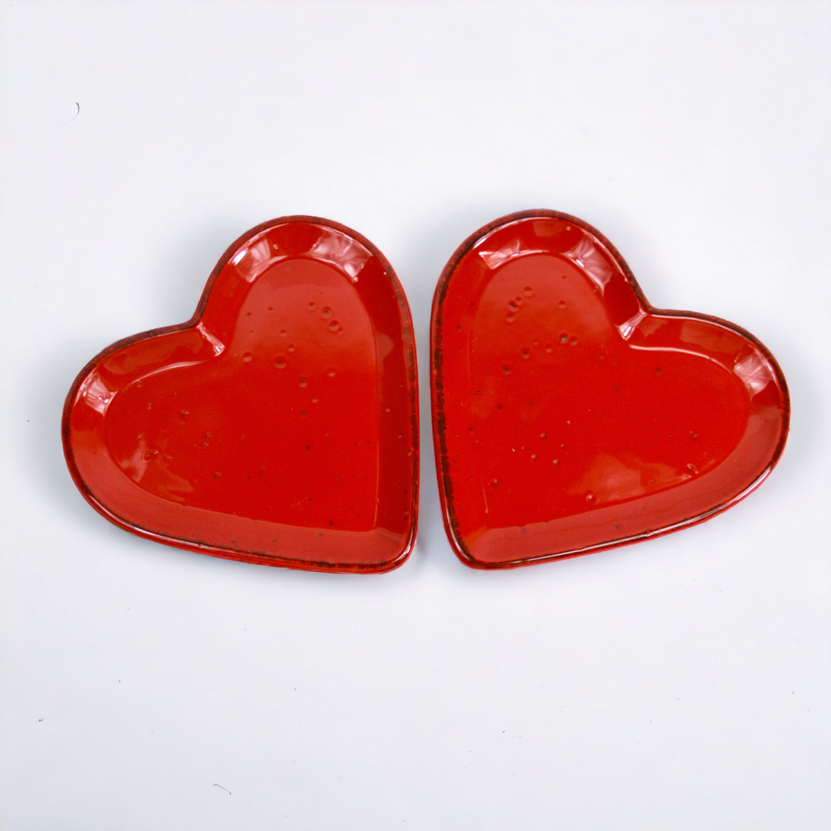 Tuscan Ceramic Heart Plates, Made in Italy - My Italian Decor