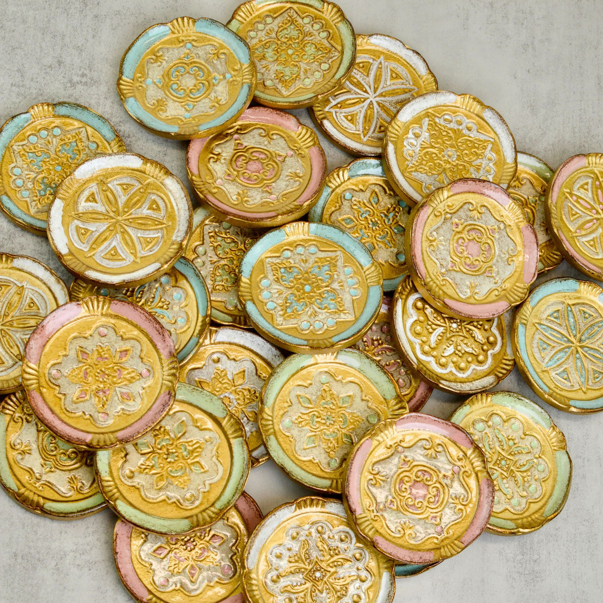 Florentine Wood Coasters Sets