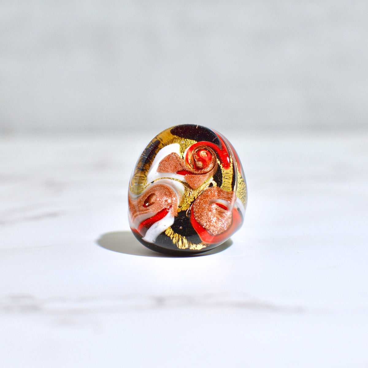 Venice Glass Statement Rings, Handcrafted In Italy - My Italian Decor