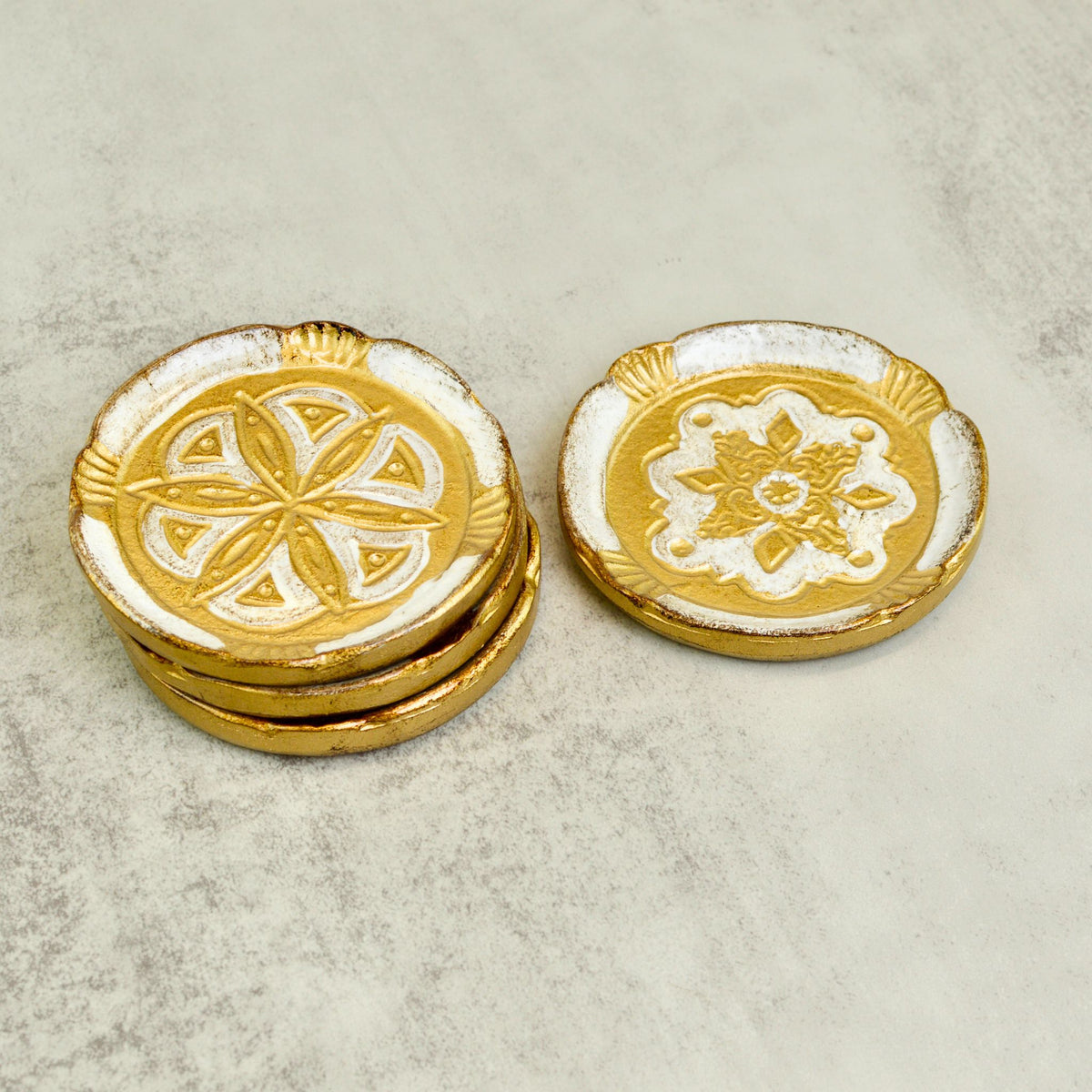 Florentine Wood Coasters Sets