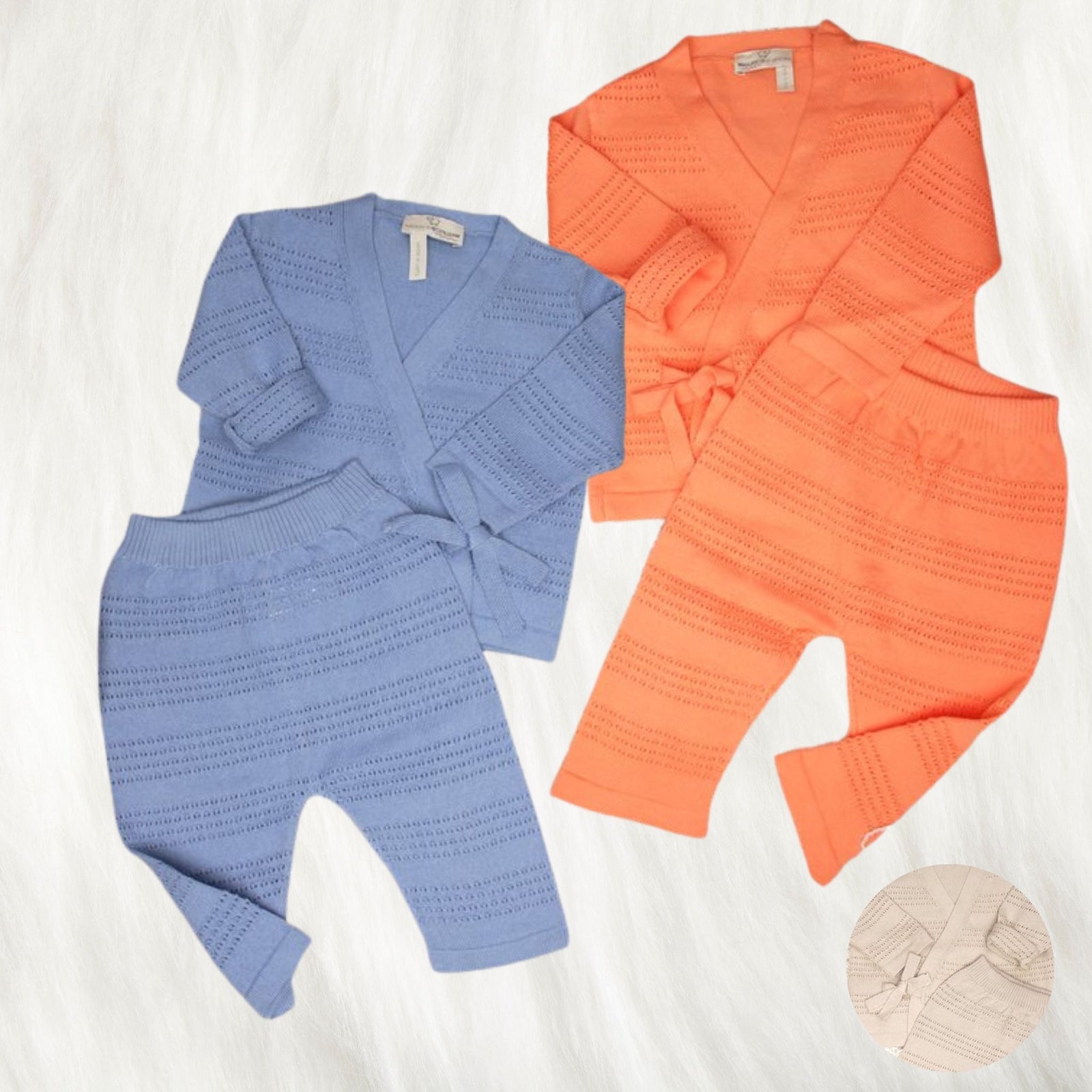 2 pc Baby Top & Pants Set - 100% Organic Cotton - Made in Italy - My Italian Decor