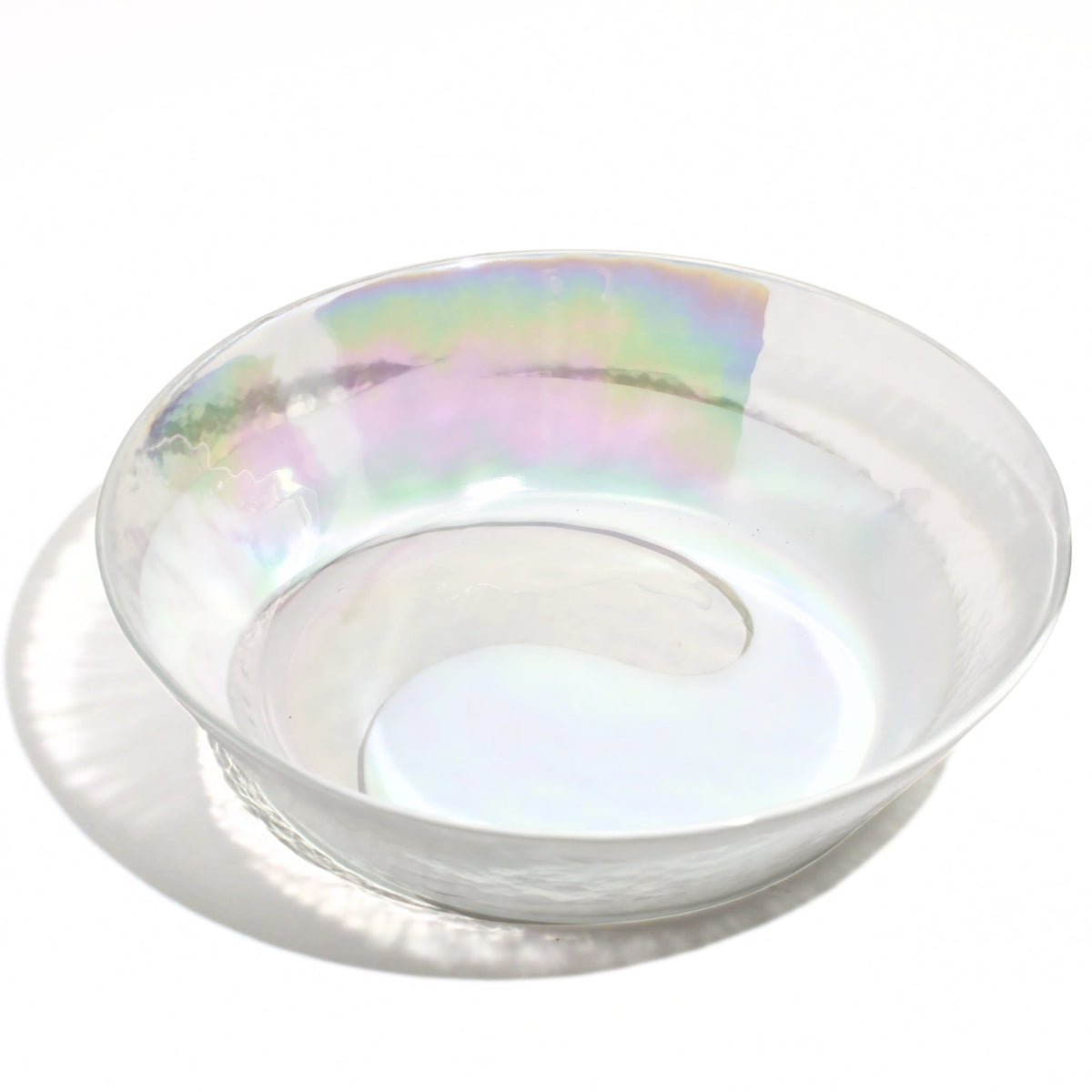 Murano Glass White &amp; Opal Dinner Plates and Bowls