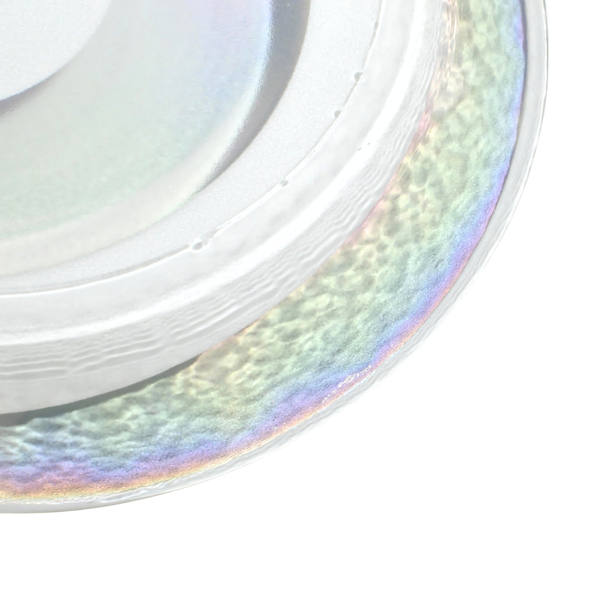 Murano Glass White &amp; Opal Dinner Plates and Bowls