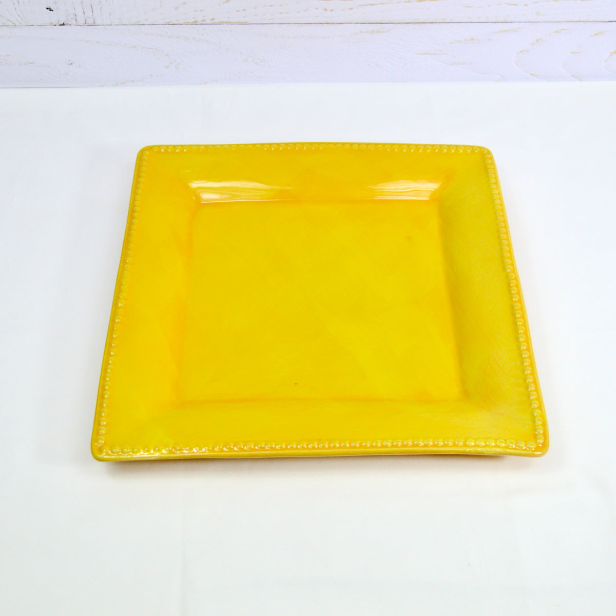Tuscan Ceramic Large Square Platter, Made in Italy - My Italian Decor