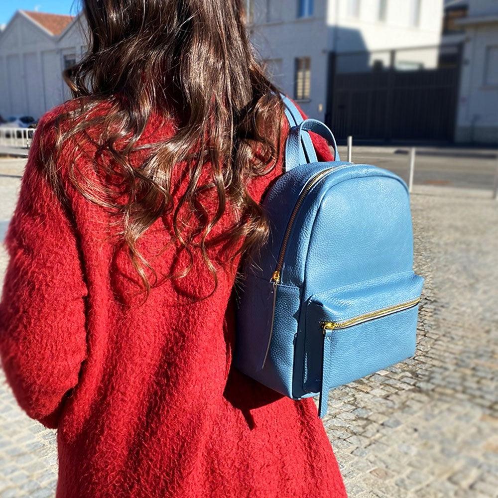 The Backpack, Italian Leather Bag, Made in Italy at MyItalianDecor