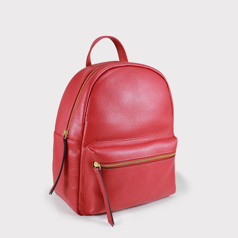 Made in italy leather backpack Clearance