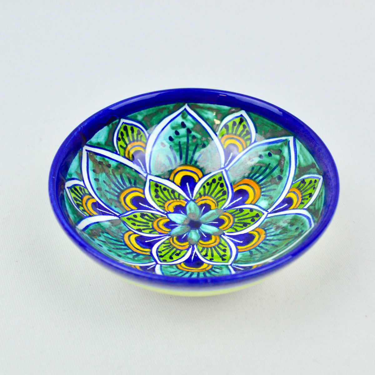 Alba Ceramic Dipping Bowl, Made in Deruta, Italy - My Italian Decor