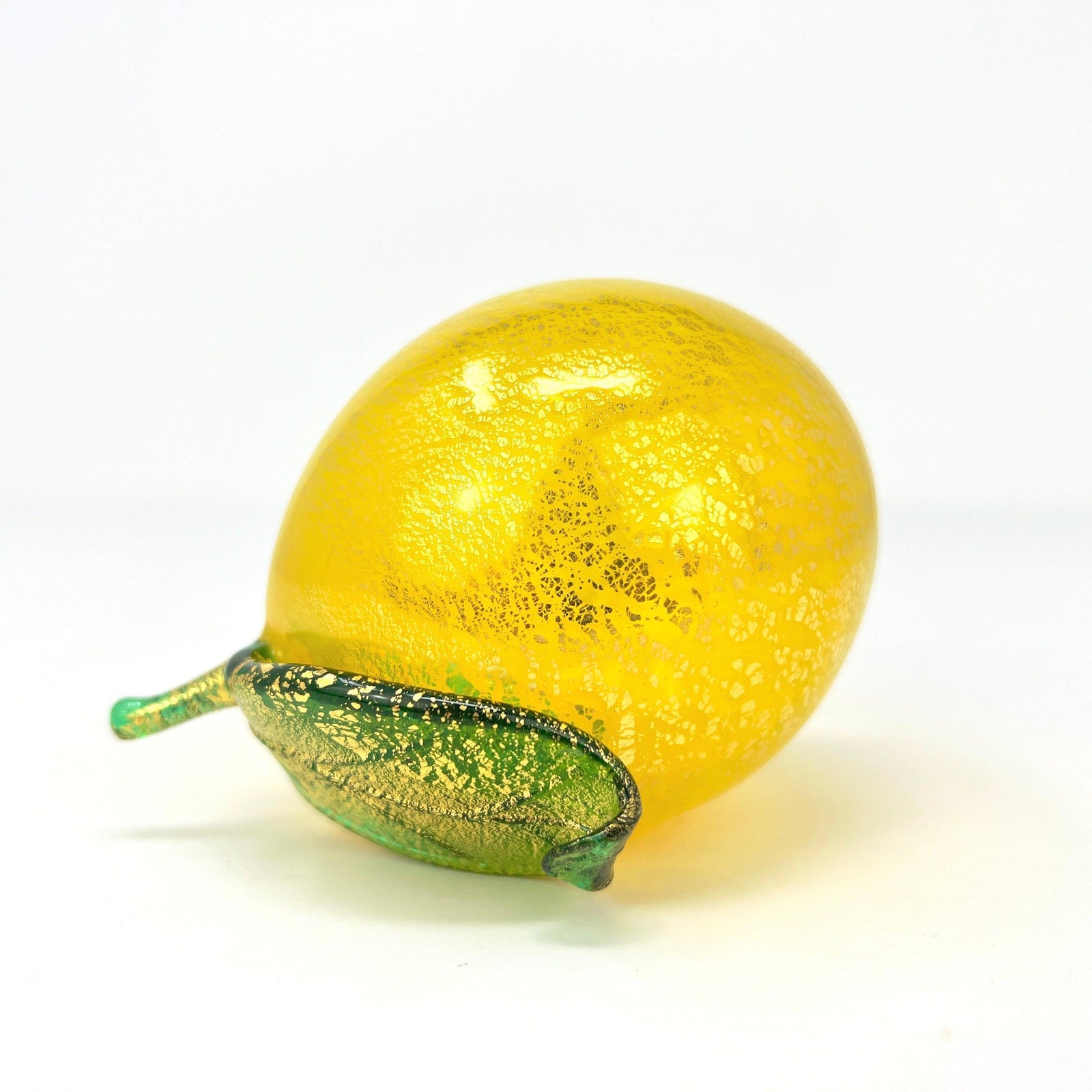Life-size Murano Glass Lemons, Blown Glass Fruit, Made in Italy at MyItalianDecor