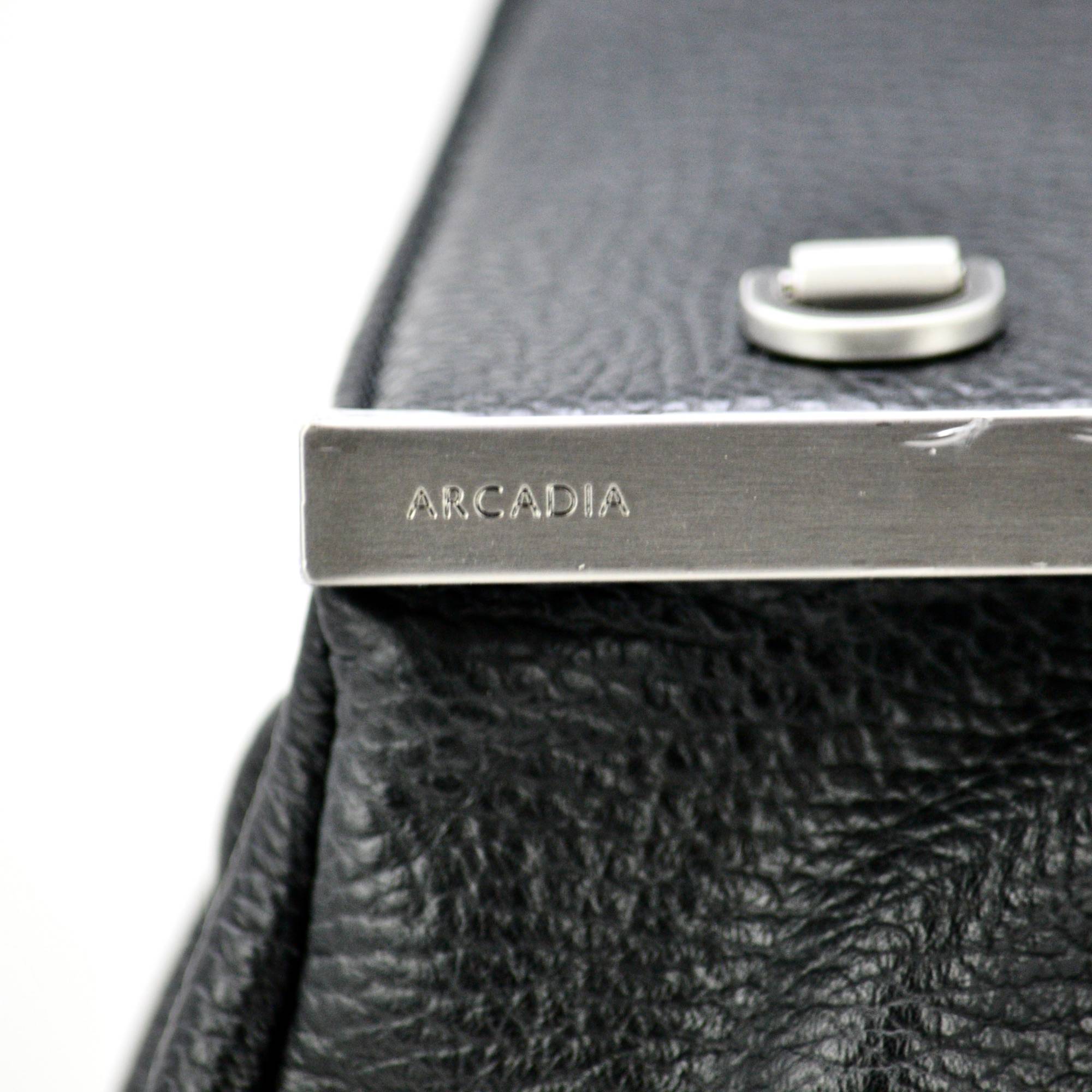 Alessia Italian Leather Bag, Black, Made in Italy Alessia Italian Leather Bag, Black, Made in Italy