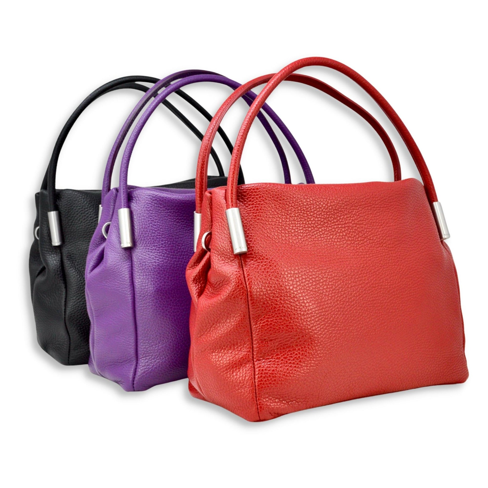 Bucket Bag Purple, Women's Bags Made In Italy